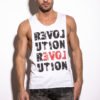 Camiseta de tirantes Blanco "Revolution", Kings Of Fashion