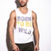 Camiseta de tirantes Blanco "Wild", Kings Of Fashion