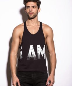 Camiseta de tirantes Negro "I Am" , Kings Of Fashion