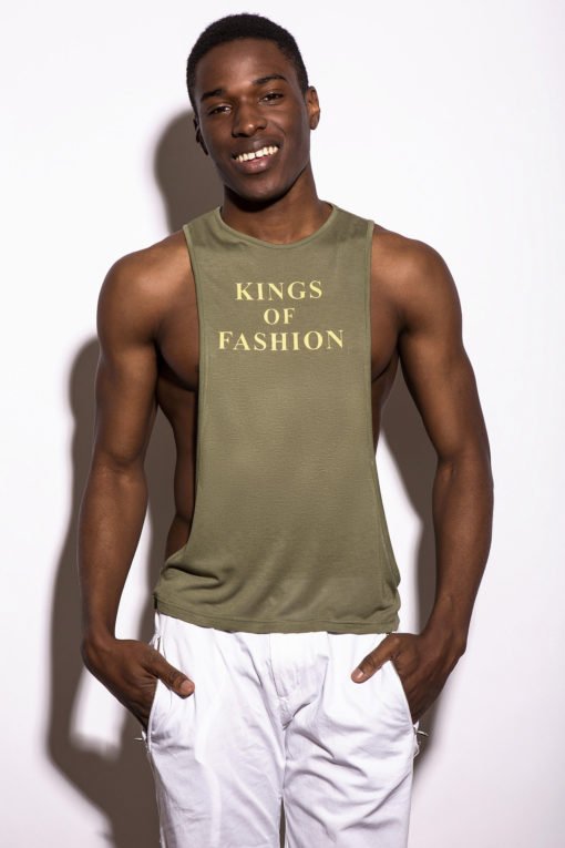 Camiseta de musculación Oliva "Kings of Fashion"